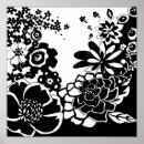 Search for black and white posters Floral