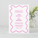 Search for fuchsia wedding invitations Bright