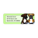 Search for boxer return address labels Cute