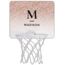 Search for mini basketball hoops rose gold
