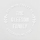 Search for address embossers Typography