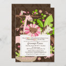 Search for pink safari baby shower invitations Jungle