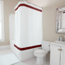 Search for burgundy shower curtains Geometric