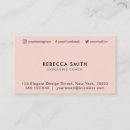 Search for pink and black business cards Boutique