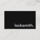 Search for locksmith business cards Service