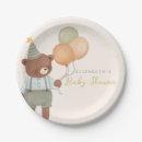 Search for teddy bear baby shower plates Cute