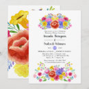Search for floral rehearsal dinner invitations Fiesta