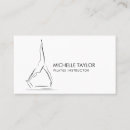 Search for pilates instructor business cards Modern