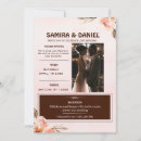 Search for tea wedding invitations Cream brown dry blossoms