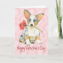 Search for corgi valentines day cards Puppy