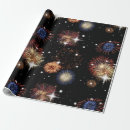 Search for fireworks wrapping paper Happy birthday