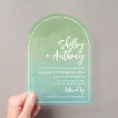 Search for seafoam wedding invitations Simple