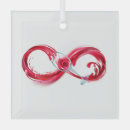 Search for wine glass ornaments Red