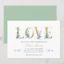 Search for mint and gold bridal shower invitations Watercolor floral