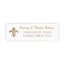 Search for fleur de lis return address labels France