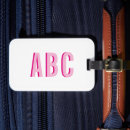 Search for letter luggage tags Typography