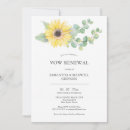 Search for sunflower vow renewal invitations Flowers