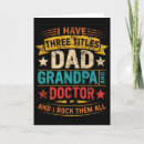 Search for funny doctor holiday cards Best dad ever
