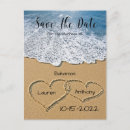 Search for destination save the date postcards Ocean