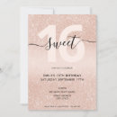 Search for sweet 16 invitations Sixteen