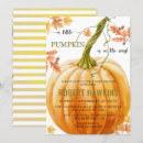 Search for little pumpkin shower invitations Watercolor