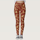 Search for burgundy and gold leggings Pattern