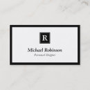 Search for assistant business cards Simple