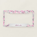 Search for floral license plate frames Flowers