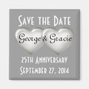 Search for 25th anniversary wedding save the dates Silver