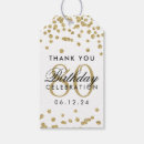 Search for 80th birthday gift tags Gold