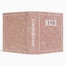 Search for rose gold binders Salon