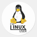 Search for linux stickers tux