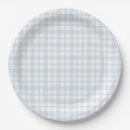 Search for blue gingham plates Simple