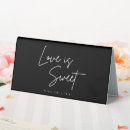 Search for dessert wedding signs Black