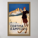 Search for vintage ski posters Classic travel illustration