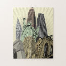 Search for cityscape puzzles Statue of liberty