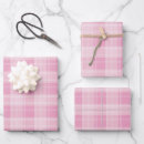 Search for pink plaid wrapping paper Preppy