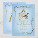 Search for princess carriage sweet 16 invitations Fairytale