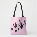 Search for music tote bags Silhouette