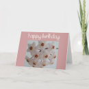 Search for flower birthday cards Pink