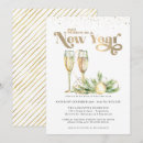 Search for cheers to the new year invitations Gold