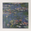 Search for claude monet water lilies puzzles Floral
