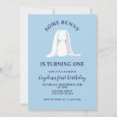 Search for bunny birthday invitations Gingham