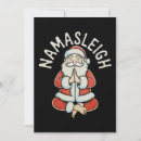 Search for funny yoga holiday cards Santa