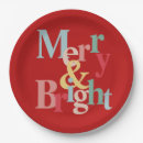 Search for merry and bright plates Typography