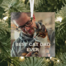 Search for dad to be ornaments Best cat dad ever