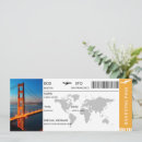 Search for travel tickets boarding pass invitations Fake plane ticket