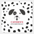 Search for dog birthday stickers Dalmatian