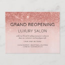 Search for hair salon invitations Rose gold