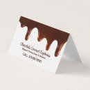 Search for chocolate drip business cards Confectioner